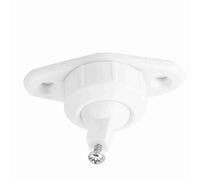 VELATEMOR - Soporte de alarma universal ajustable para detector de infrarrojos de pared, duradero para uso duradero, adecuado para detectores de pared, alarma de seguridad