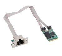 VELATEMOR Tarjeta de Red M.2 E Key 2.5G Gigabit Ethernet, Tarjeta de Control Industrial de Puerto RJ45 con Función de Ahorro de Energía, para Computadora Industrial Portátil de