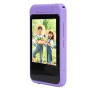 VELATEMOR Toyadores Inteligentes para Niños, Lente Rotatable de 180 ° 1080p Video Video -Posibilidades Cámara de Pantalla Táctil para Niños para Casa (Purple)