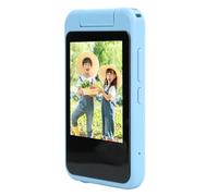 VELATEMOR Toyadores Inteligentes para Niños, Lente Rotatable de 180 ° 1080p Video Video -Posibilidades Cámara de Pantalla Táctil para Niños para Casa (Blue)