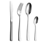 Velaze Cubertería de 24 Piezas de Acero Inoxidable para 6 Personas, Incluye Cuchara, Tenedor, Cuchillo y Cuchara de té, diseño Pulido de Espejo