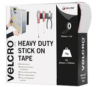 VELCRO Brand VEL60242 Velcro, Blanco, 50mm x 1m