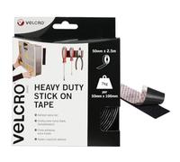VELCRO Brand Cinta adhesiva extra fuerte 50mm x 2.5m Negro