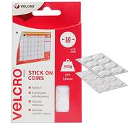 VELCRO Brand Circulos adhesivos 16mm x 16 Blanco