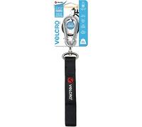 VELCRO Brand | Correa para Colgar Fácil - Tamaño Mediano | Correa de Almacenamiento Resistente para Mejoras en el Hogar | Negra | Soporta hasta 90 kg | 25 mm x 610 mm