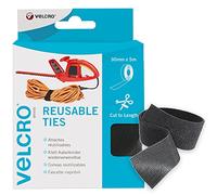 VELCRO Brand Correas reutilizables 30mm x 5m Negro
