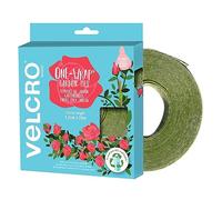 VELCRO Marca | ONE WRAP - Corbatas de jardín ecológicas de plástico reciclado, rollo de 1,2 cm x 20 m, corte a la longitud, color verde