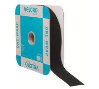 VELCRO Brand ONE-WRAP -Tira para atar cables, alambres y cuerdas, rollo grande de 13,7 m x 3,8 cm, color negro
