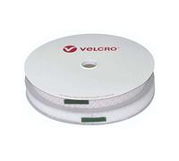 VELCRO® Brand PS18 de Bande auto-adhésif, boucle et crochet, 20 mm de large, blanco, 1m