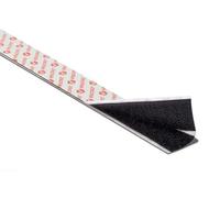 VELCRO® Brand PS18 de Bande auto-adhésif, boucle et crochet, 20 mm de large, negro, 5m