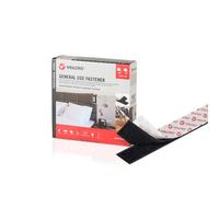 Cinta de Doble Cara Velcro Negro 20 mm x 25 m