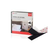 Cinta de Doble Cara Velcro Negro 20 mm x 25 m