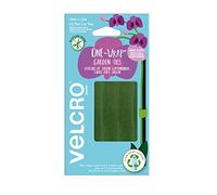 VELCRO Macra | Corbatas de jardín reutilizables de una sola vuelta | Corbatas multiusos, los accesorios de jardín perfectos y suaves con las plantas | Verde | 15 cm x 12 mm | 12 lazos precortados.