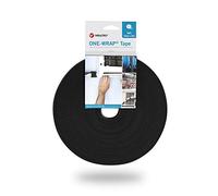 Velcro® One Wrap® - Cinta de 25 m y 20 mm de ancho, color negro