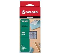 Velcro (R) Marca Cierres Cierres de 5/8 Thin Monedas, 75 Unidades, Transparente