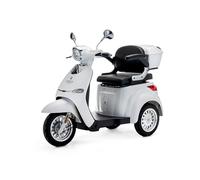 VELECO CRISTAL - Dispositivo de movilidad de 3 ruedas - Totalmente ensamblado y listo para usar - Diseño hermoso y llamativo - Sistema de suspensión avanzado - Ruedas grandes(BLANCO)
