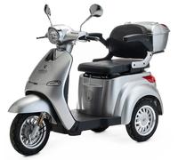 VELECO CRISTAL - Dispositivo de movilidad de 3 ruedas - Totalmente ensamblado y listo para usar - Diseño hermoso y llamativo - Sistema de suspensión avanzado - Ruedas grandes(PLATA)