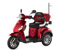 VELECO Dispositivo para discapacitados de 3 Ruedas Para Personas Mayores Minusvalido DRACO 12km/h (Rojo)