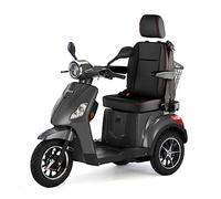 VELECO DRACO con asiento de capitán ajustable, control de velocidad con el pulgar, dispositivo de movilidad completamente montado, ayuda para personas con discapacidad (Gris)
