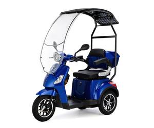 Veleco Draco - dispositio de movilidad de 3 ruedas con techo y parabrisas - potente motor - completamente montado y listo para conducir - freno magnético (Gris)
