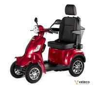 Scooter electrico 4 roues Mobylette Senior 4 couleurs 1000W VELECO FASTER
