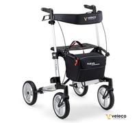 Veleco Flexo deambulatore pieghevole con borsa, montato in alluminio