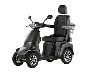 VELECO GRAVIS es un resistente dispositivo de movilidad con asiento de capitán ajustable, completamente montado, diseñado para brindar apoyo a personas con discapacidad. (GRIS)