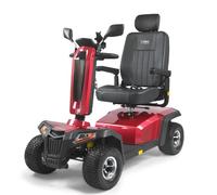 VELECO SHARPY PRO - Vehículo de cuatro ruedas con motor potente y batería de larga duración, equipado con neumáticos grandes (Rojo)
