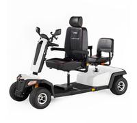 VELECO SHARPY TWIN - Vehículo eléctrico de cuatro ruedas y dos asientos con potente motor y batería de larga duración. (Blanco)