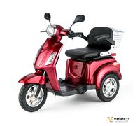 Scooter Eléctrico de 3 Ruedas Personas Mayores Minusvalido 900W VELECO ZT15