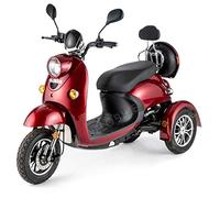 VELECO ZT63 Silla de ruedas eléctrica de 3 ruedas(ROJO)