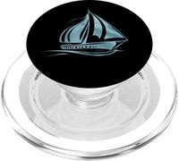 Velero bajo la luna, motivo Mystical Night Ocean PopSockets PopGrip para MagSafe