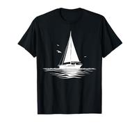 Velero En Aguas Tranquilas del Océano Camiseta