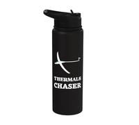 Velero planeadores cita persiguiendo térmicas volar sin motor Stainless Steel Insulated Water Bottle