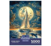 Velero Puzzle 1000 Piezas, Diversión Rompecabezas De Bricolaje, Juego Familiar, Colección De Arte, para Adultos Y Niños A Partir De 12 Años 70x50cm/1000pcs