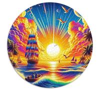 Velero Puzzle Desafíos Divertidos Decoración Familiar 1000 Piezas Ocean Adventure Rompecabezas Imposible Juguetes Desafiantes para Adultos 1000pcs (67.5x67.5cm)
