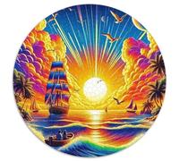 Velero Puzzle Desafíos Divertidos Decoración Familiar 1000 Piezas Ocean Adventure Rompecabezas Imposible Juguetes Desafiantes para Adultos 1000pcs (67.5x67.5cm)