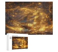 Velero Puzzles 300 Piezas Mujeres Y Hombres 14+ Años Navegación del Barco Desafío Impossible Rompecabezas 3D DIY Creativo Aliviar Estrés Decoración Hogar 300 PCS