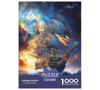 Velero Rompecabezas De Papel 1000 Piezas Barco Desafío Duro Imposible Idea De Regalo para Ella O Él para Adultos Y Niños 38x26cm/1000pcs