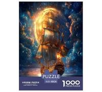 Velero Rompecabezas Imposible,desafío para Adultos Juego EduGatoivo 1000 Piezas Obra De Arte De Juego De para Adultos, Regalos A Partir De 14 Años 38x26cm/1000pcs