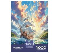 Velero Rompecabezas Imposible,desafío para Adultos Juego EduGatoivo 1000 Piezas Obra De Arte De Juego De para Adultos Y Niños 38x26cm/1000pcs
