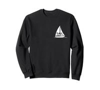 Velero velero + palabra Sail en velas Motivo pecho Sudadera
