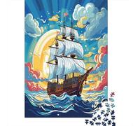 Veleros Rompecabezas De 1000 Piezas 1000 Piezas Rompecabezas para Adultos Rompecabezas Juego Familiar Rompecabezas Desafiantes Regalos para Hombres Y Mujeres 1000pcs (75x50cm)