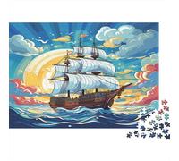 Veleros Rompecabezas para Adultos || De Diversión Familiar 1000pcs (75x50cm)
