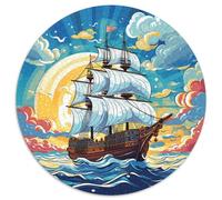 Veleros Rompecabezas Puzzle,1000pcs (67.5x67.5cm) Adulto Juego EduGatoivo Decoración del Hogar