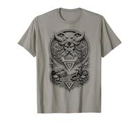 Veles Rune Symbol Slavic Pagan Chamán Oscuro Tótem Arte Camiseta