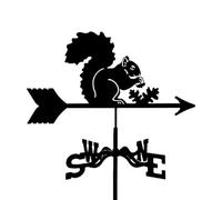 Veleta con Forma De Gato Y Perro para Tejado, Indicador De Dirección del Viento Resistente Al óxido para Decoración De Jardín, Césped, Valla, Tejado De Casa De Campo (b) M