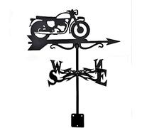 Veleta Cultivador de Motocicleta Decoración artística Veleta de Acero Inoxidable Indicador de dirección Veleta Herramientas de medición para decoración de jardín, Patio, Motocicleta
