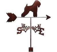 Veleta de Animales, Herramientas de medición, Veleta con Flecha, Adorno de Perro Perdiguero de Acero Inoxidable, indicador de dirección, estaca de jardín, decoración artística