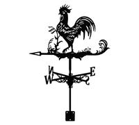 Veleta de bruja, veleta de acero inoxidable, decoración de veleta de metal de bruja malvada voladora, indicador de dirección del viento para techos, escena de granja, casa, jardín, garaje, cúpula para